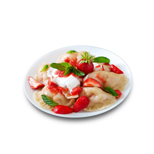 Pierogi z truskawkami