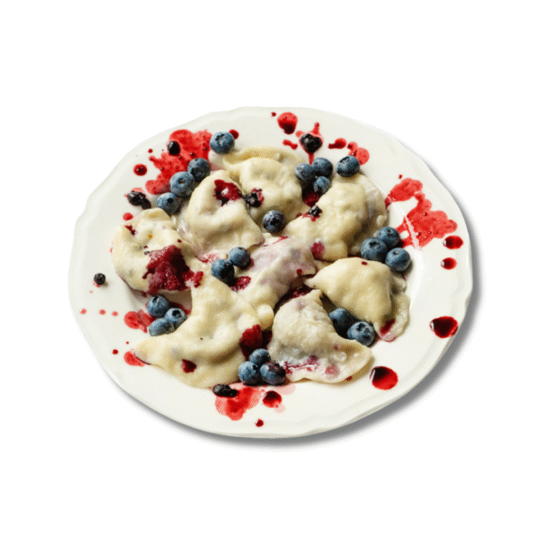 Pierogi z jagodami